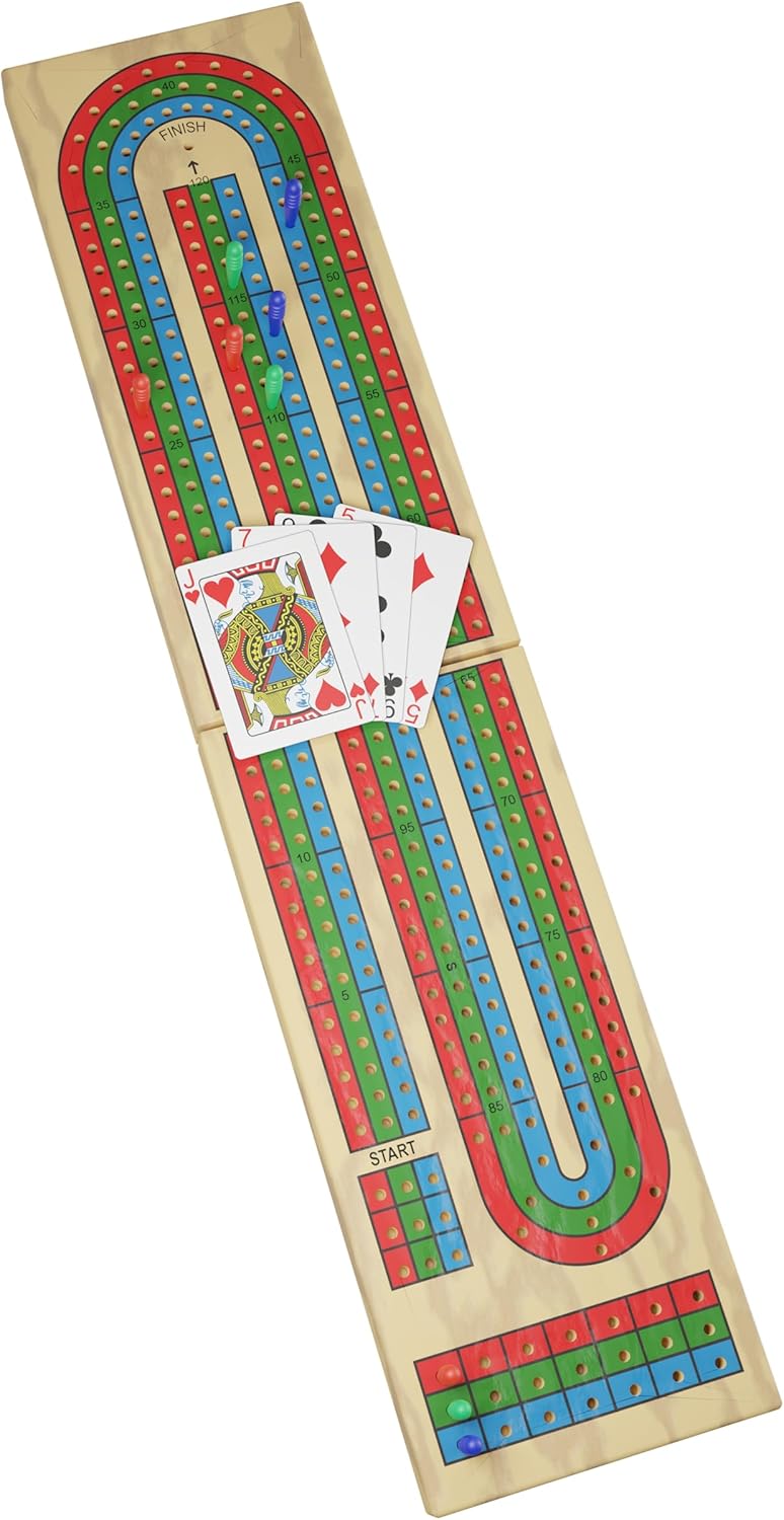 Pressman Premium Classics - Solid Wood Cribbage