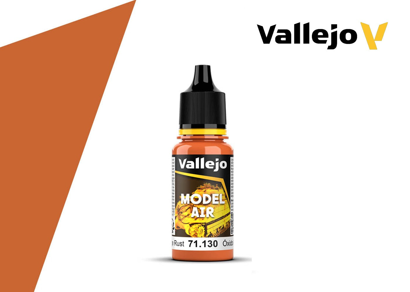 Vallejo Model Air: Orange Rust - 18ml