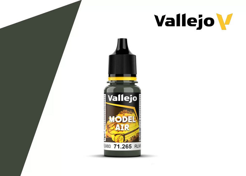 Vallejo Model Air: Olive Green RLM80 - 18ml