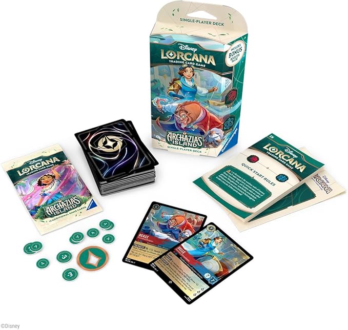 Disney Lorcana: Archazia's Island - Single Player Starter Deck (Ruby & Sapphire)