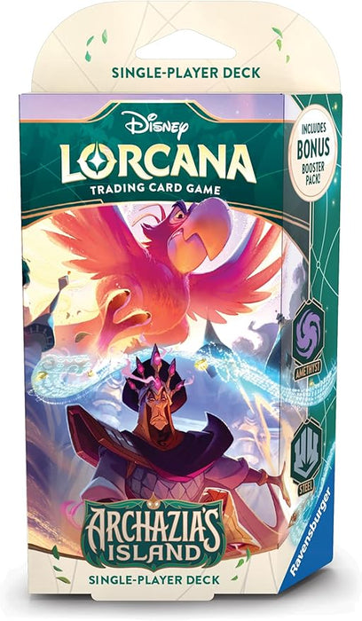 Disney Lorcana: Archazia's Island - Single Player Starter Deck (Amethyst & Steel)