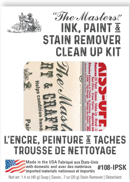 The Masters Ink Paint & Stain Remover Clean Up Kit