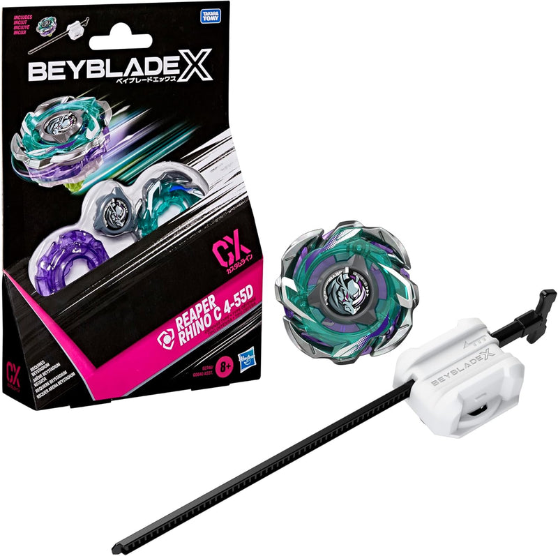 Beyblade X - Reaper Rhino C 4-55D CX Starter Pack | Battle Tops | Hasbro