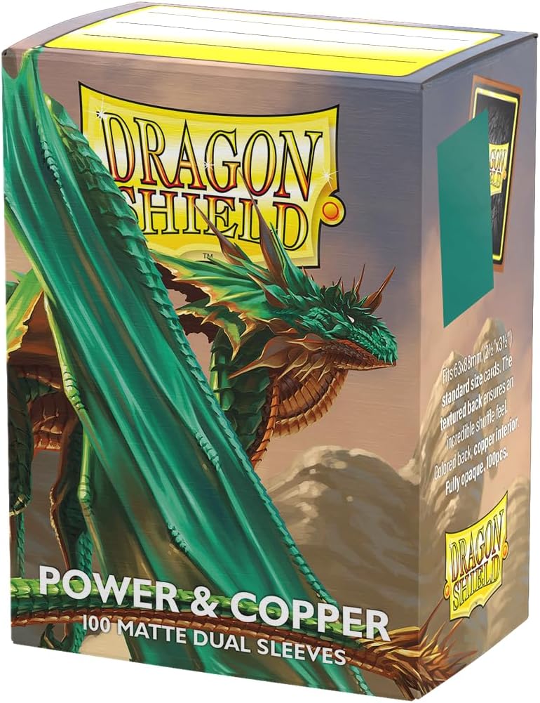Power & Copper | Matte Dual Sleeves | Standard Size | Dragon Shield