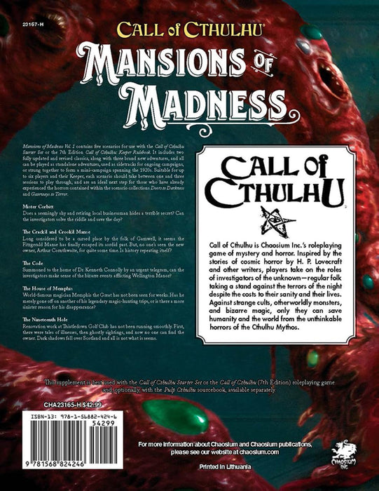 Call of Cthulhu: Mansions of Madness Volume 1 - Behind Closed Doors - Hardcover