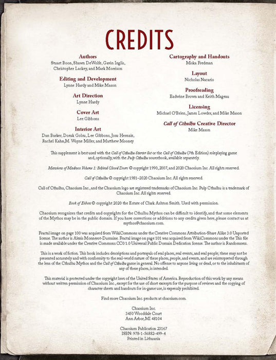 Call of Cthulhu: Mansions of Madness Volume 1 - Behind Closed Doors - Hardcover