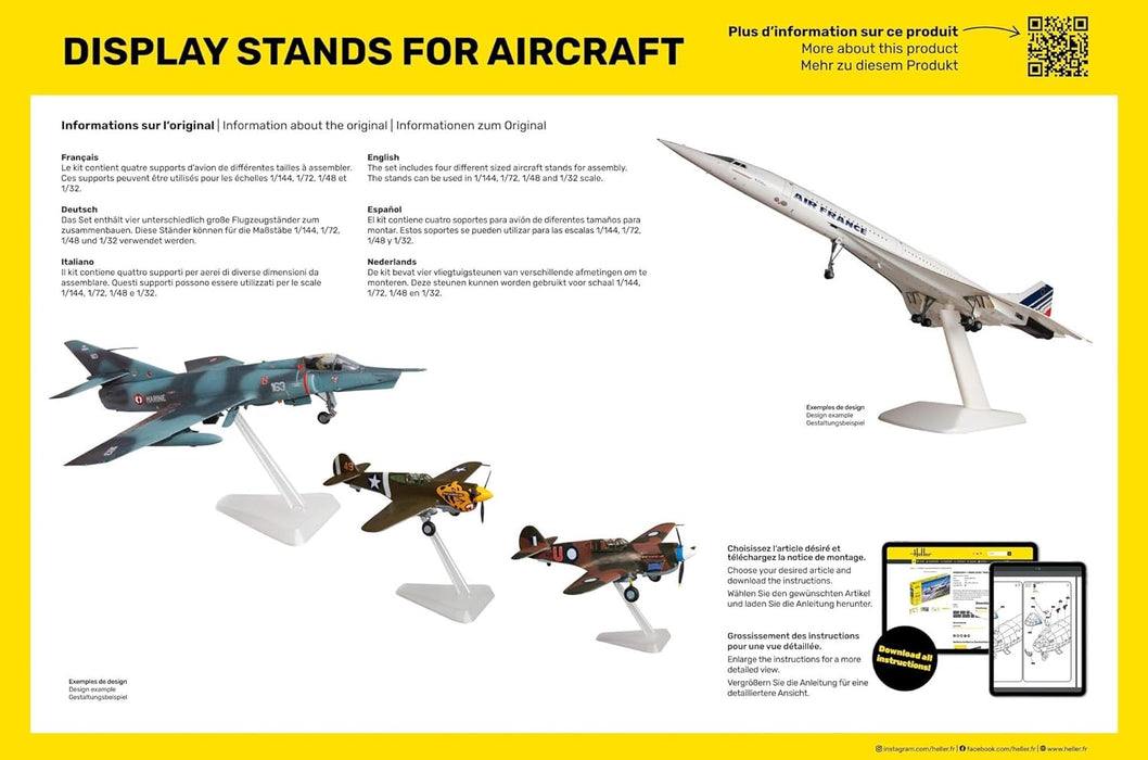 Heller Display Stands For Aircrafts