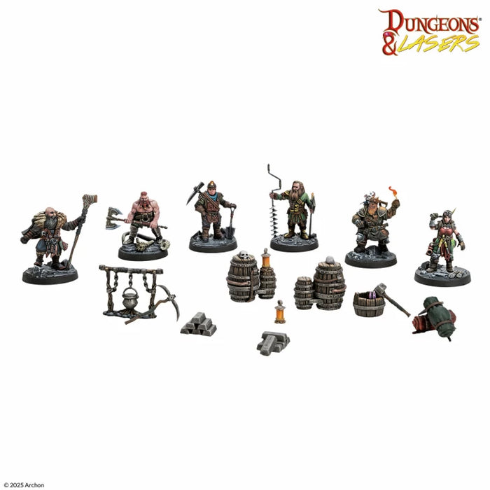 Dungeons & Lasers - Dwarven Miners