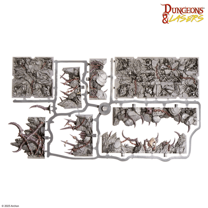 Dungeons & Lasers - Demonic Caves - Prismacast Pre-Painted