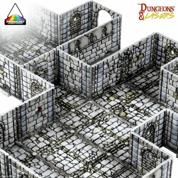 Dungeons & Lasers - Fantasy Dungeon - Prismacast Pre-Painted