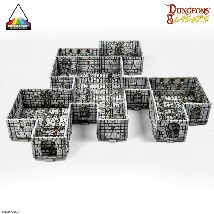 Dungeons & Lasers - Fantasy Dungeon - Prismacast Pre-Painted