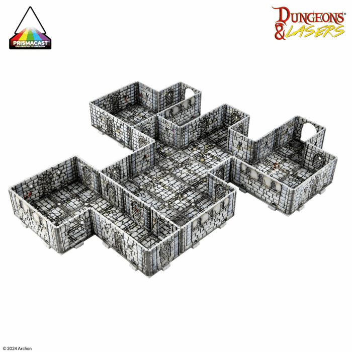 Dungeons & Lasers - Fantasy Dungeon - Prismacast Pre-Painted