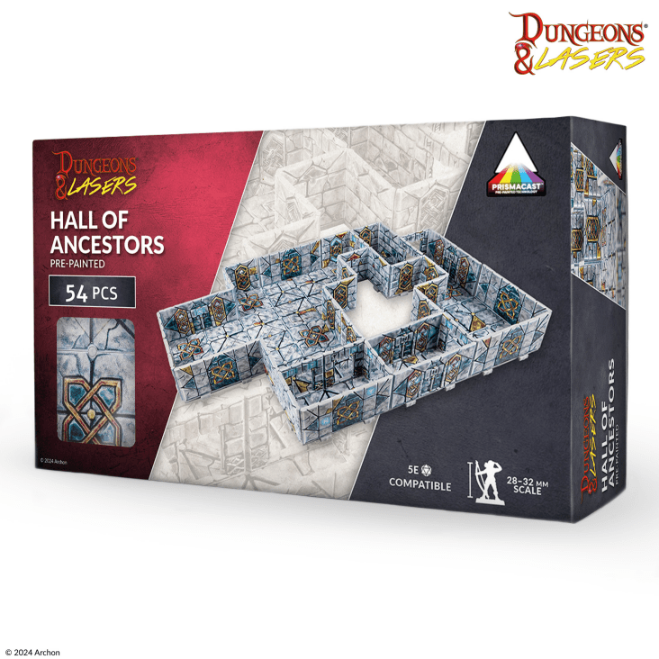Dungeons & Lasers - Halls of Ancestors - Prismacast Pre-Painted