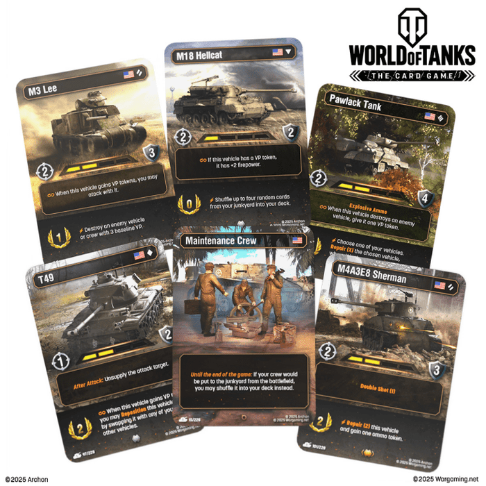 World of Tanks: The Card Game - First Strike Starter Deck USA