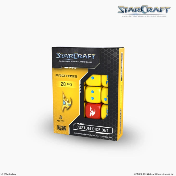 StarCraft Protoss Custom Dice Set - Pre-Order