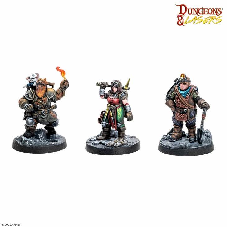 Dungeons & Lasers - Dwarven Miners