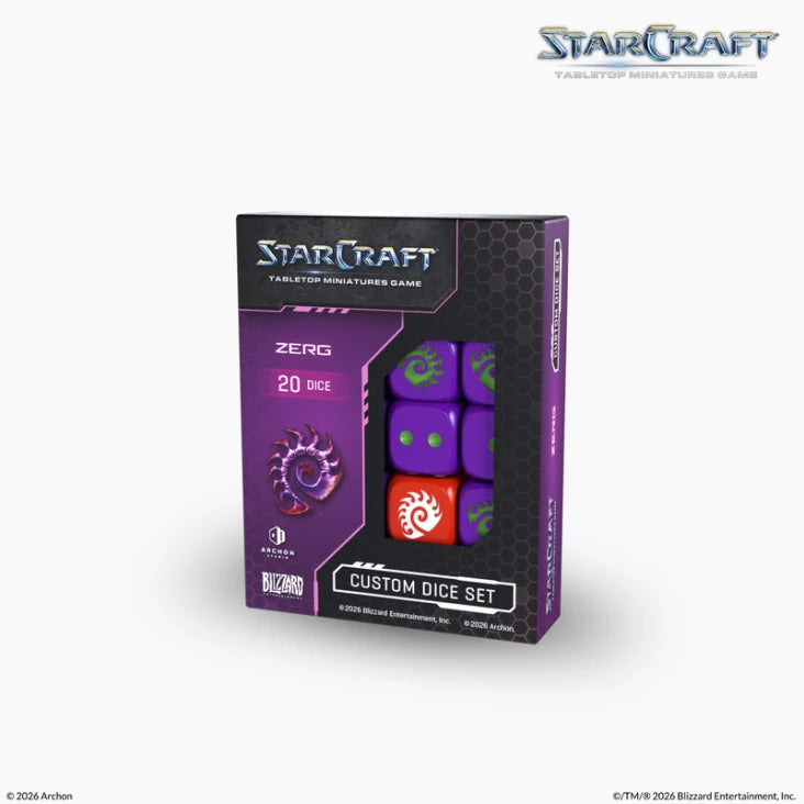 StarCraft Zerg Custom Dice Set - Pre-Order