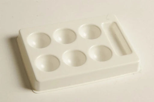 Plastic Palette Rectangle - 6+1 Wells