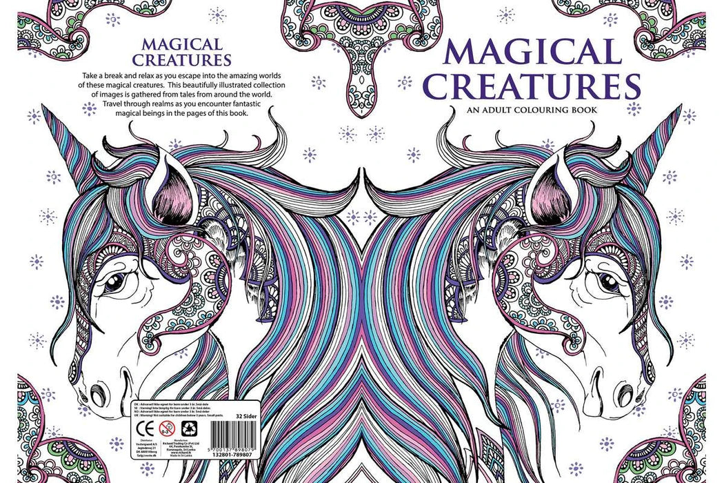 Magical Creatures Colouring Book