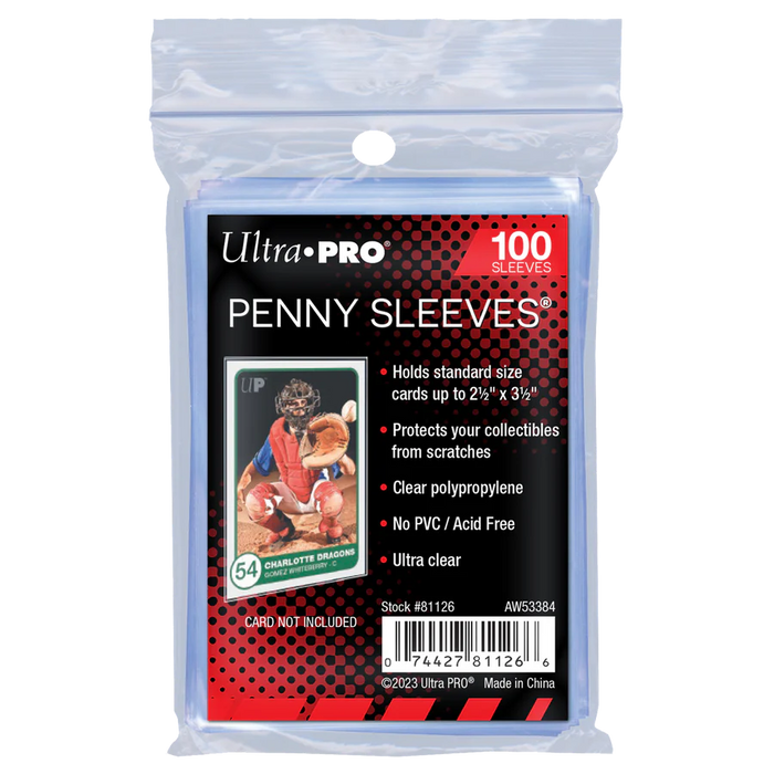 Ultra Pro - Standard Penny Sleeves (100 Sleeves)