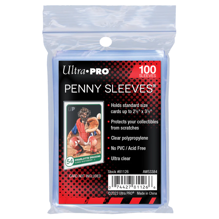 Ultra Pro - Standard Penny Sleeves (100 Sleeves)