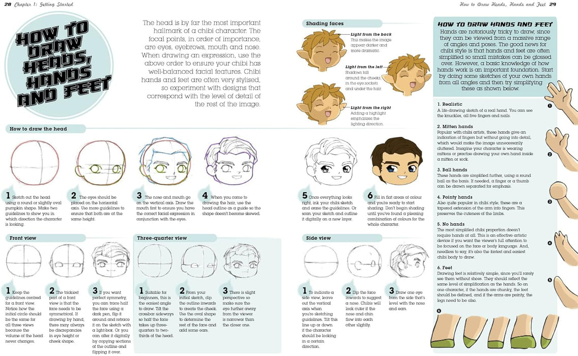 Super-Cute Manga Chibis to Draw and Paint