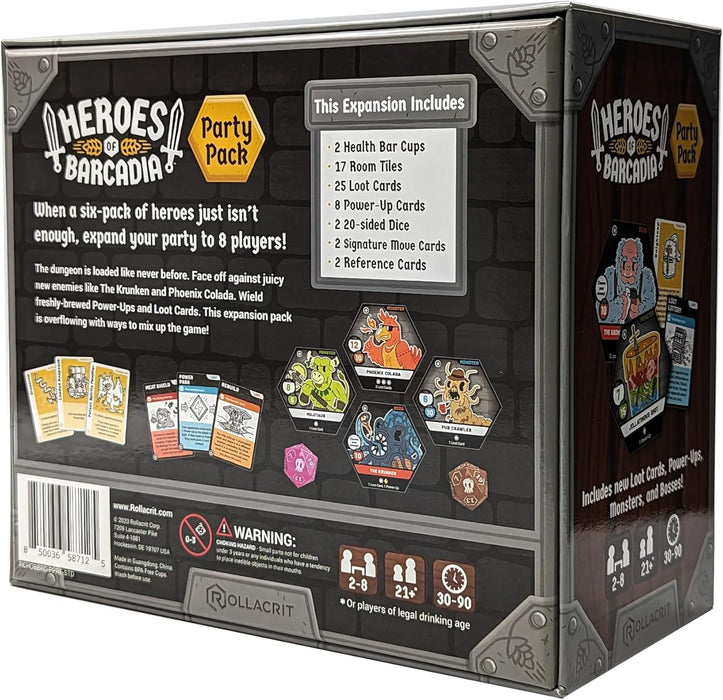 Heroes of Barcadia Party Pack Expansion