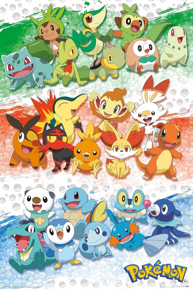 Pokémon Maxi Poster - First Partners