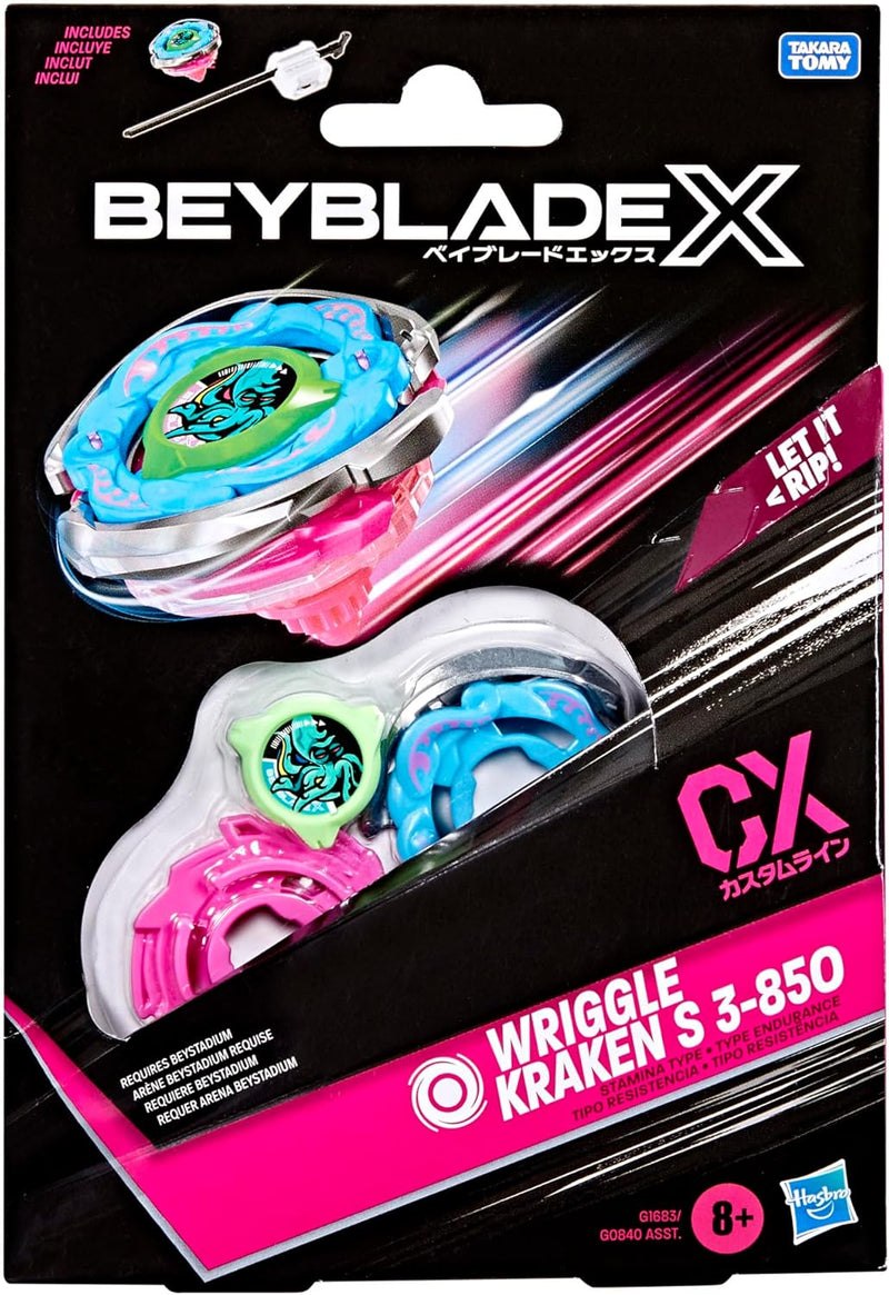 Beyblade X - Wriggle Kraken S 3-85O CX Starter Pack