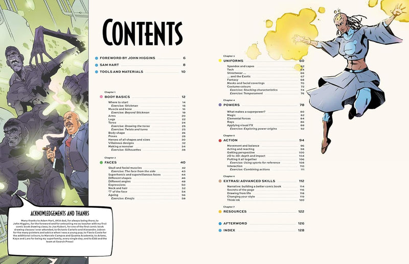 Comic Art Superheroes