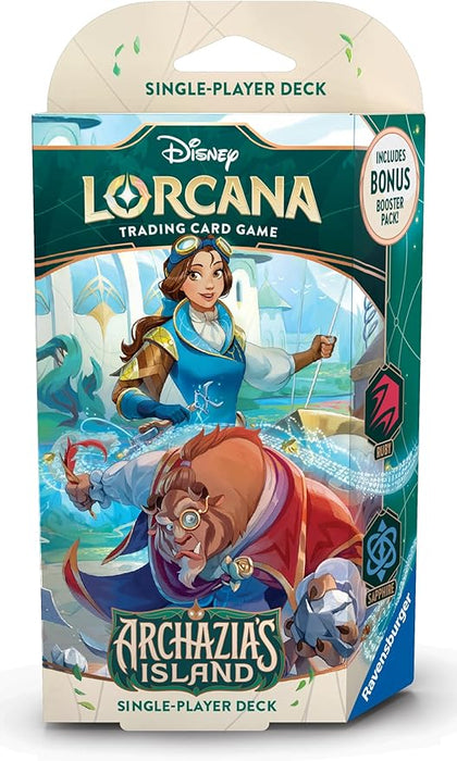 Disney Lorcana: Archazia's Island - Single Player Starter Deck (Ruby & Sapphire)
