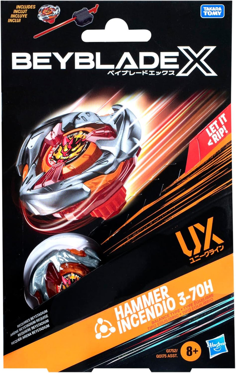 Beyblade X - Hammer Incendio 3-70H UX Starter Pack