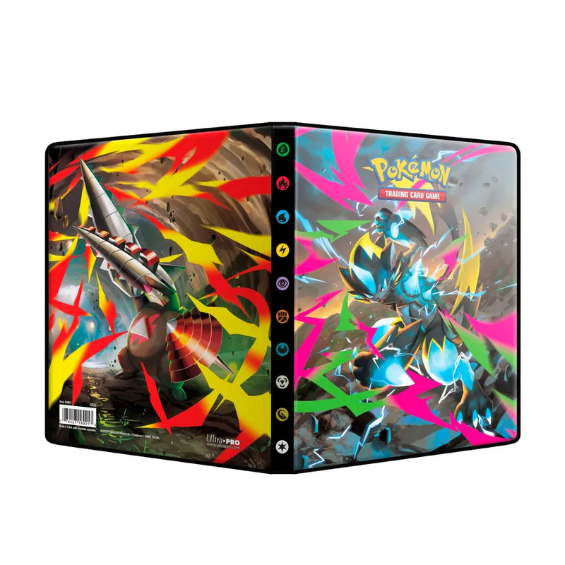 Ultra Pro - Mega Evolution Pitch Black 4-Pocket Portfolio for Pokémon