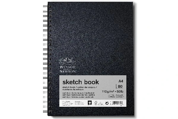 Winsor & Newton Sketchbook A4 Spiral 80 Sheets