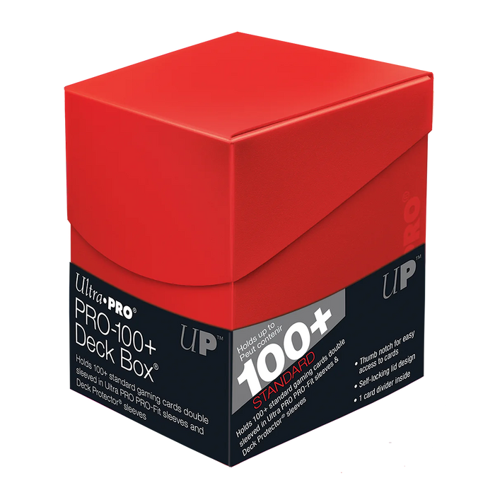 Ultra Pro - Pro-100+ Deck Box - Apple Red