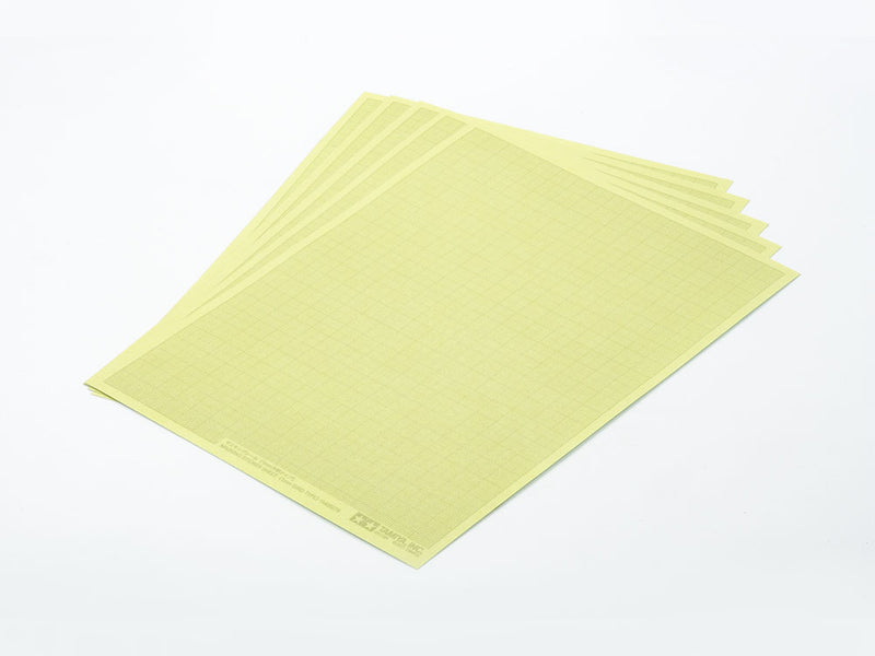 Tamiya Masking Sticker Sheet - 1mm Grid Type (5pcs)