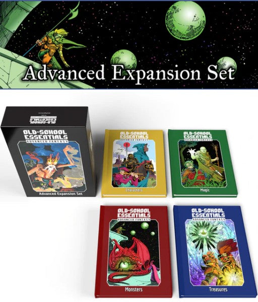Old-School Essentials Advanced Expansion Set Contents