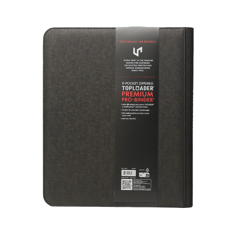 Ultra Pro - 9-Pocket Zippered Toploader Premium Pro-Binder