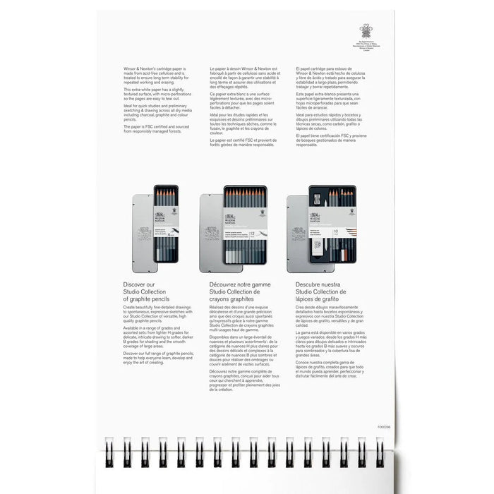 Winsor & Newton Sketch Pad 110gsm A3 50 Sheets