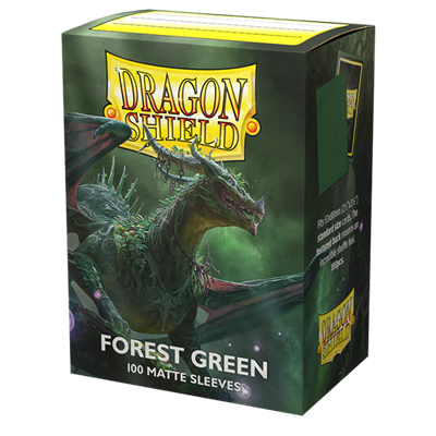 Dragon Shield - Matte Sleeves - Standard Size - Forest Green