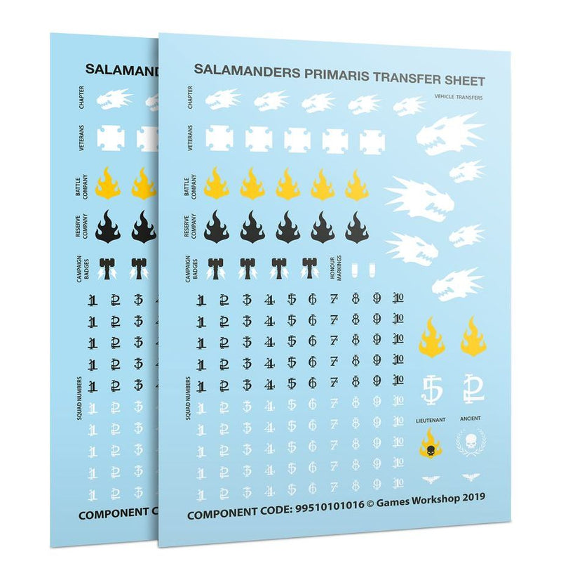 Primaris Upgrades and Transfers: Salamanders