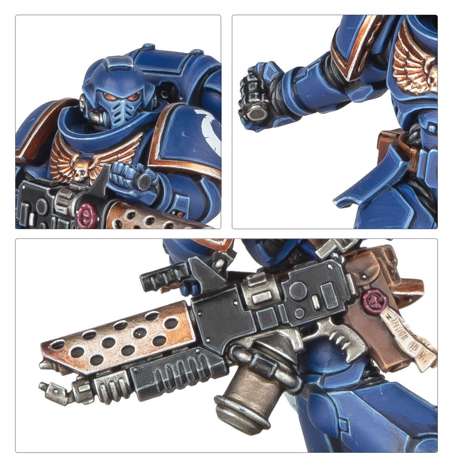 Games Workshop - Warhammer 40 000 - Space Marines : Infernus Marines + Kit de peinture
