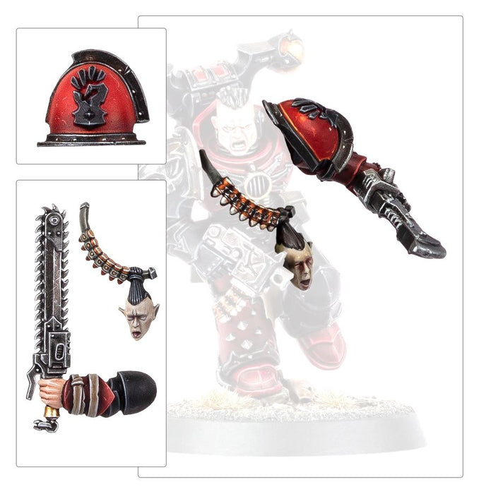 Upgrades and Transfers: Chaos Space Marines Red Corsairs