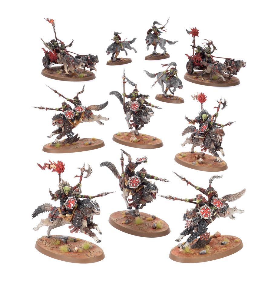 Spearhead: Gloomspite Gitz - Snarlpack Huntaz