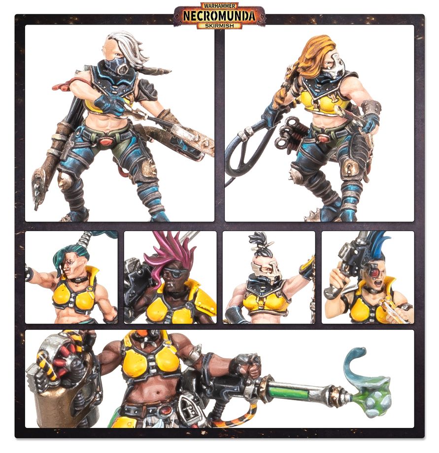 ネクロムンダ：エッシャー アンダーハイヴ・クルー ESCHER UNDERHIV Necromunda Escher Underhive Crew — EireHobbies