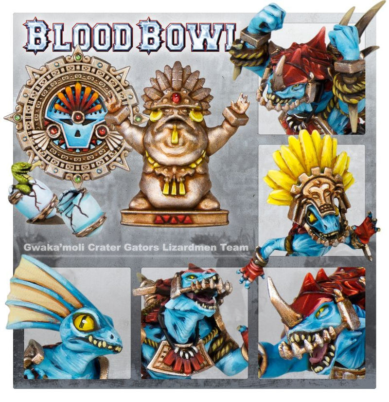Lizardmen Team - Gwaka'moli Crater Gators