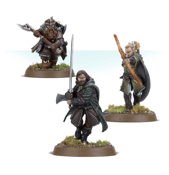 Aragorn, Legolas & Gimli, Painted