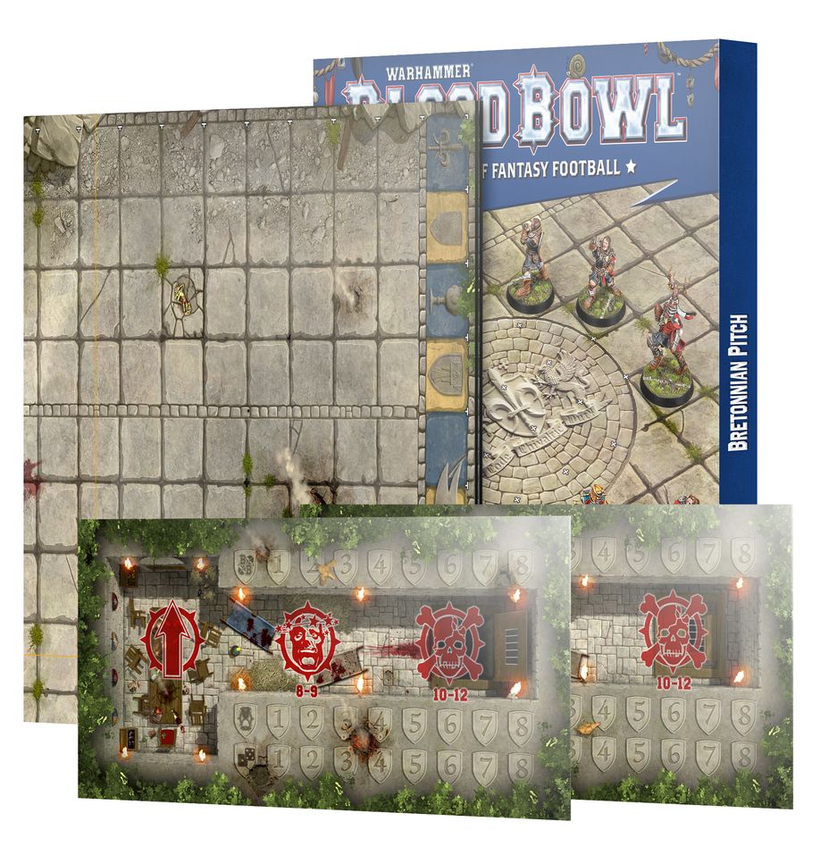 Bretonnian Team: Double-sided Pitch And Dugouts