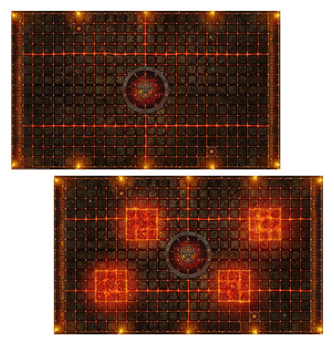 Chaos Dwarf Team: Double-sided Pitch And Dugouts