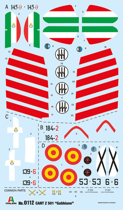 Italeri CANT Z.501 Gabbiano 1:72